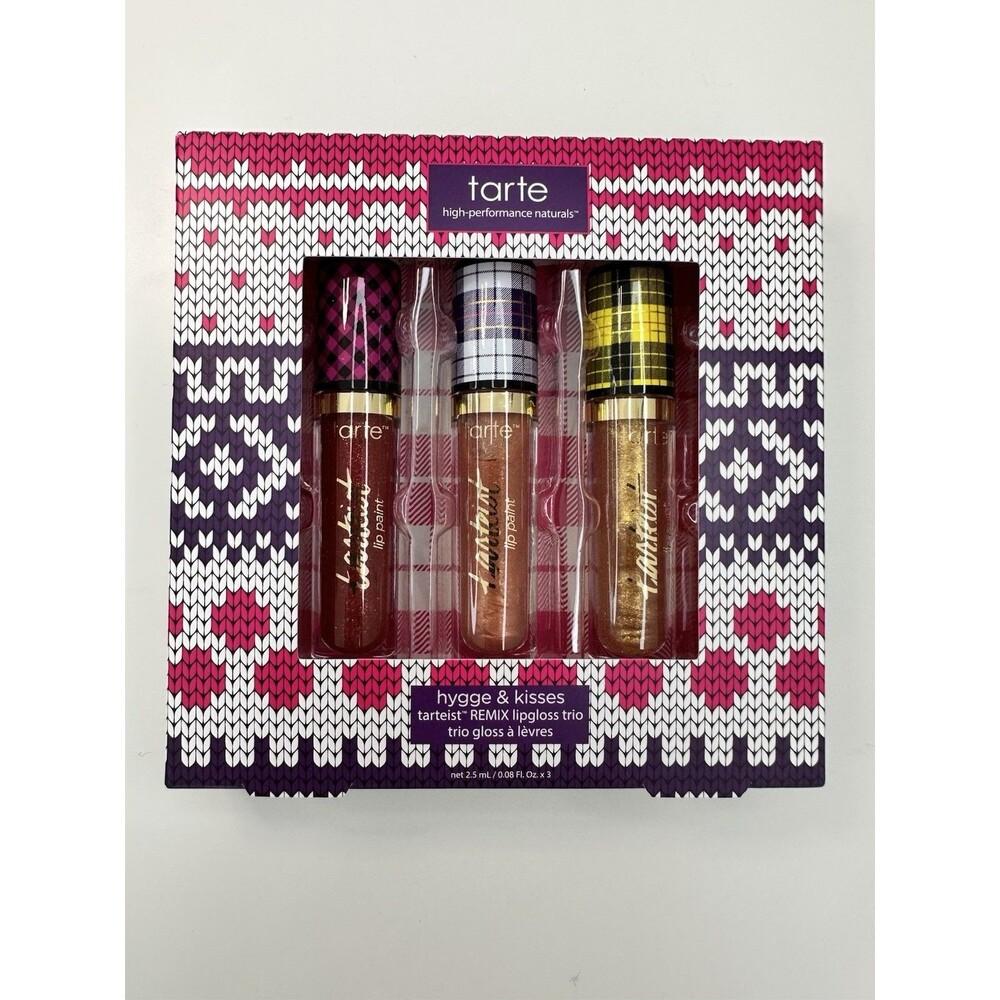 TARTE Lipgloss Hygge & Kisses Tarteist REMIX Trio High-Performance Naturals NEW